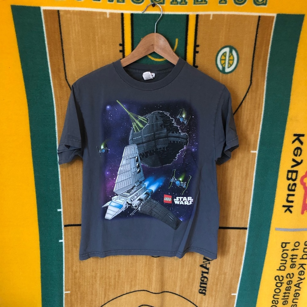Kids LEGO Star Wars Death Star Shirt Large Lucas